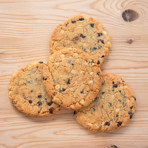 Four Peanut Choc Chip Cookies - Christmas Eve - MBM